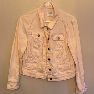 Blush pink Jean jacket Elle medium